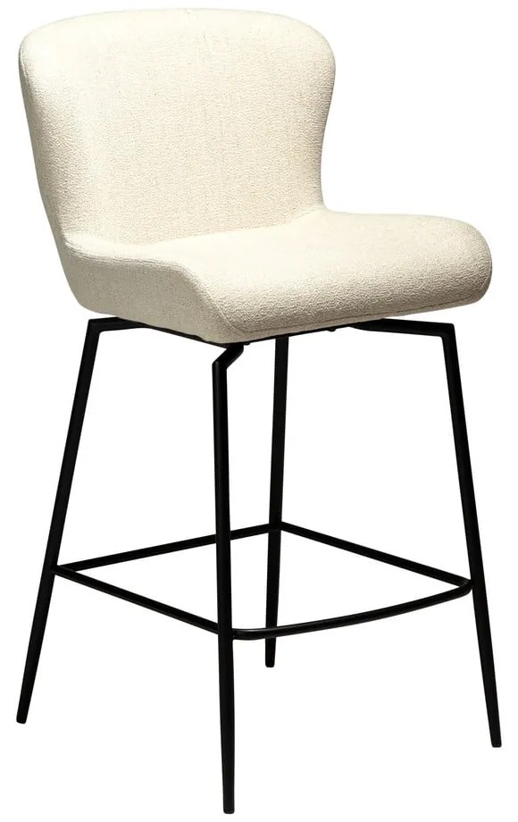 Кремав тапициран бар стол (височина на седалката 67,5 cm) Glam – DAN-FORM Denmark