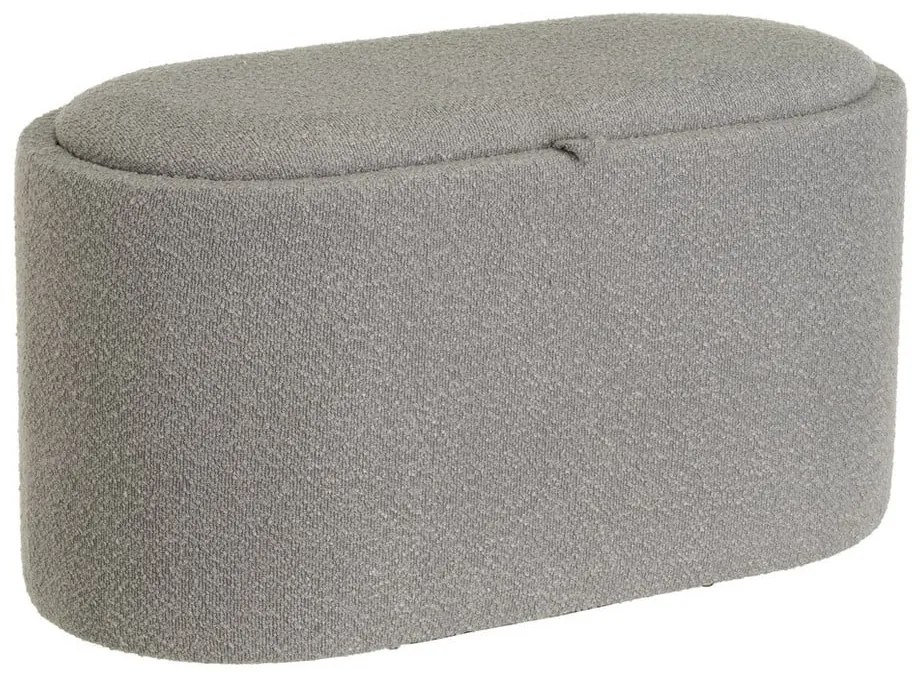 Светлосива табуретка от букле – Casa Selección