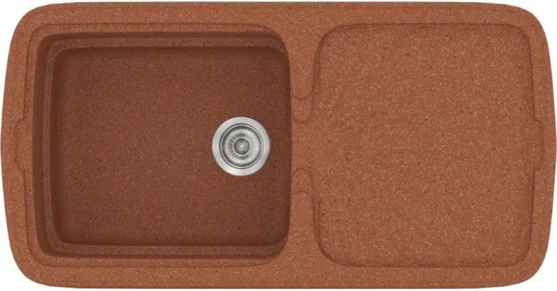 Мивка Sanitec 306-Granite Terracotta