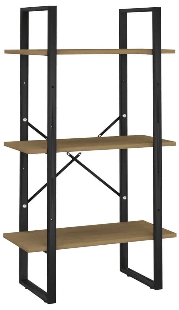 806515 vidaXL Етажерка, 60x30x105 см, борово дърво масив