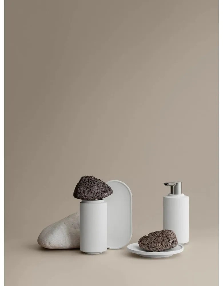 Бяла бетонна сапунерка Creto – Blomus