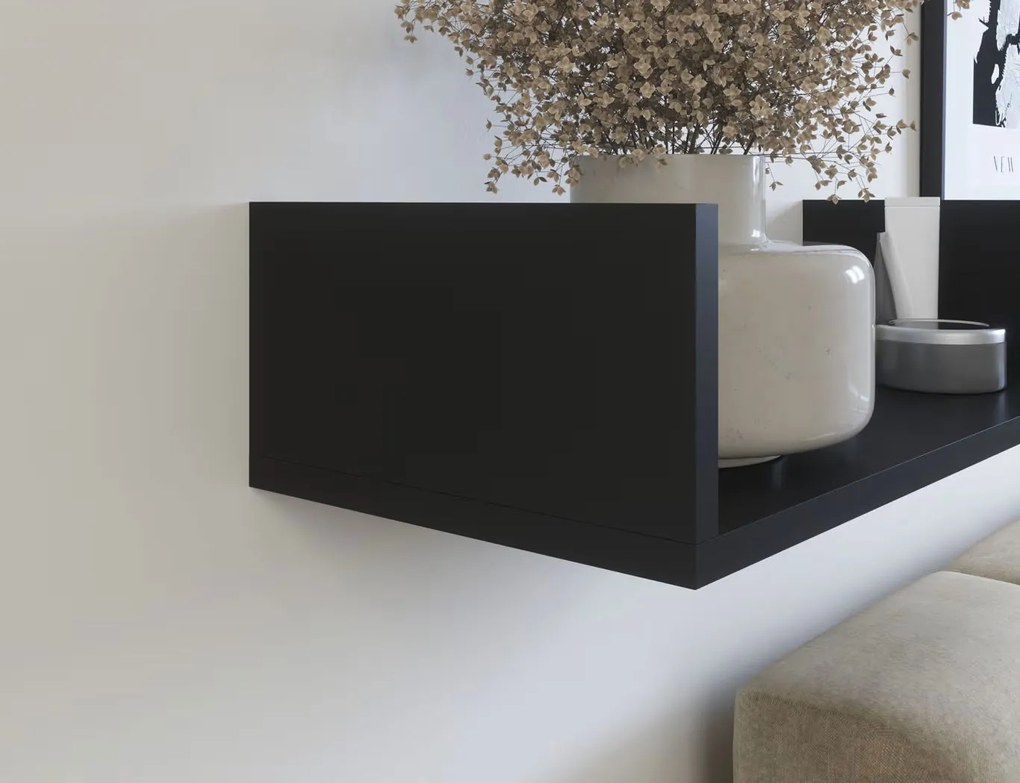 Рафтове Zento - Черен - Дължина: 60 см