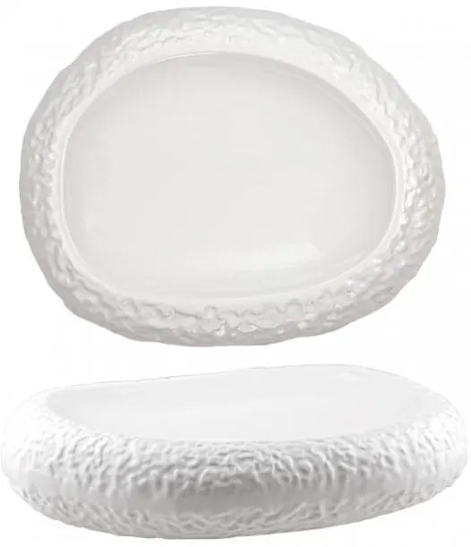 Horecano - Порцеланова чиния за презентация бяла 23см "Гнездо"-WHITE NEST- (F3002WY-9L)