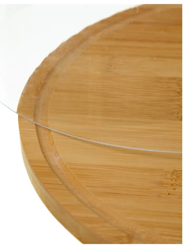 Кръгла бамбукова тава с капак Бамбук - Casa Selección