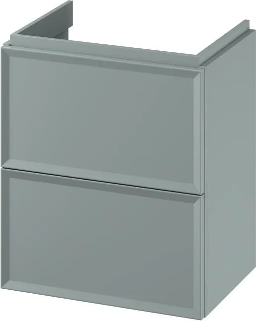 Cersanit S1021-007 - окачен шкаф за баня под мивка MILLE SLIM 50x35 cm, в ментов цвят