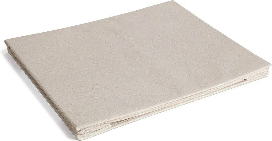 Бежова текстилна кутия за съхранение с капак 46x56x16 cm Soft Storage Low – Bigso