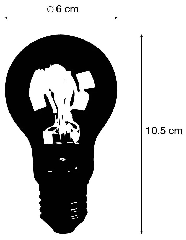 Комплект от 5 димируеми LED крушки E27 Kelvin A60 Goldline 8W 806lm 2000-2700K