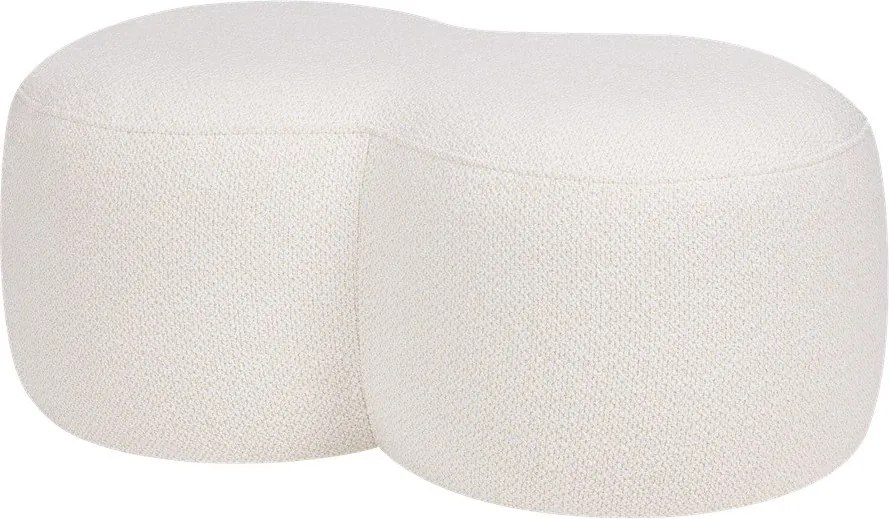 Бежова табуретка от прежда с примки от букле Umbo – noo.ma