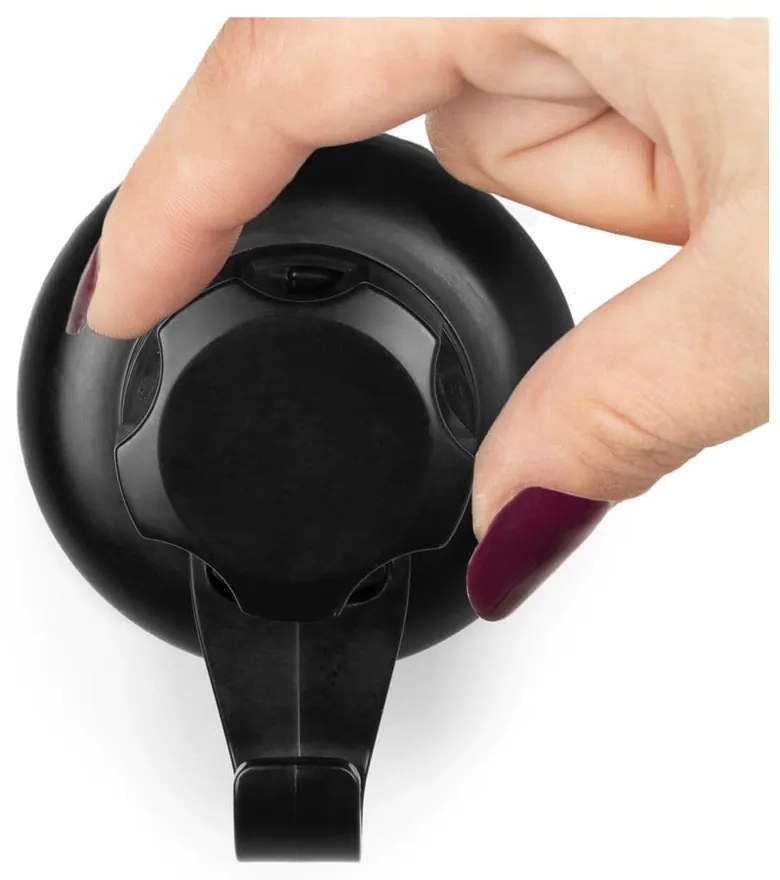 Комплект от 4 малки черни куки, ⌀ 5,4 cm Bestlock - Compactor