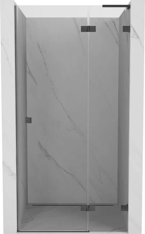 Mexen Lunar L душ врати, отваряеми надясно, 105 см, прозрачни, оръжеен сив четкаван - 834L-105-000-66-00-P