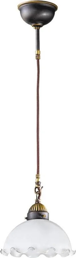 Kolarz 731.30.73 - Пендант NONNA с кабелен окачвач 1xE27/75W/230V бял