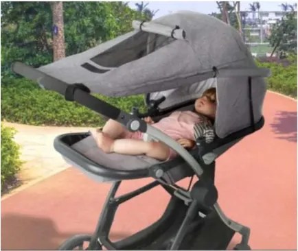 FREEON СЕННИК ЗА ДЕТСКА КОЛИЧКА С ПРОЗОРЧЕ 56565020019