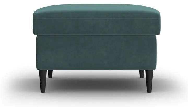 Кадифена табуретка в петролен цвят Kyoto – Cosmopolitan Design