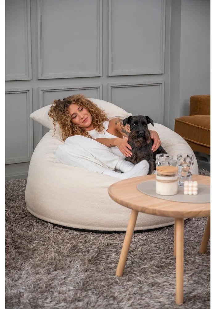 Кремав пуф от букле Om 110 – SLOWDOWN