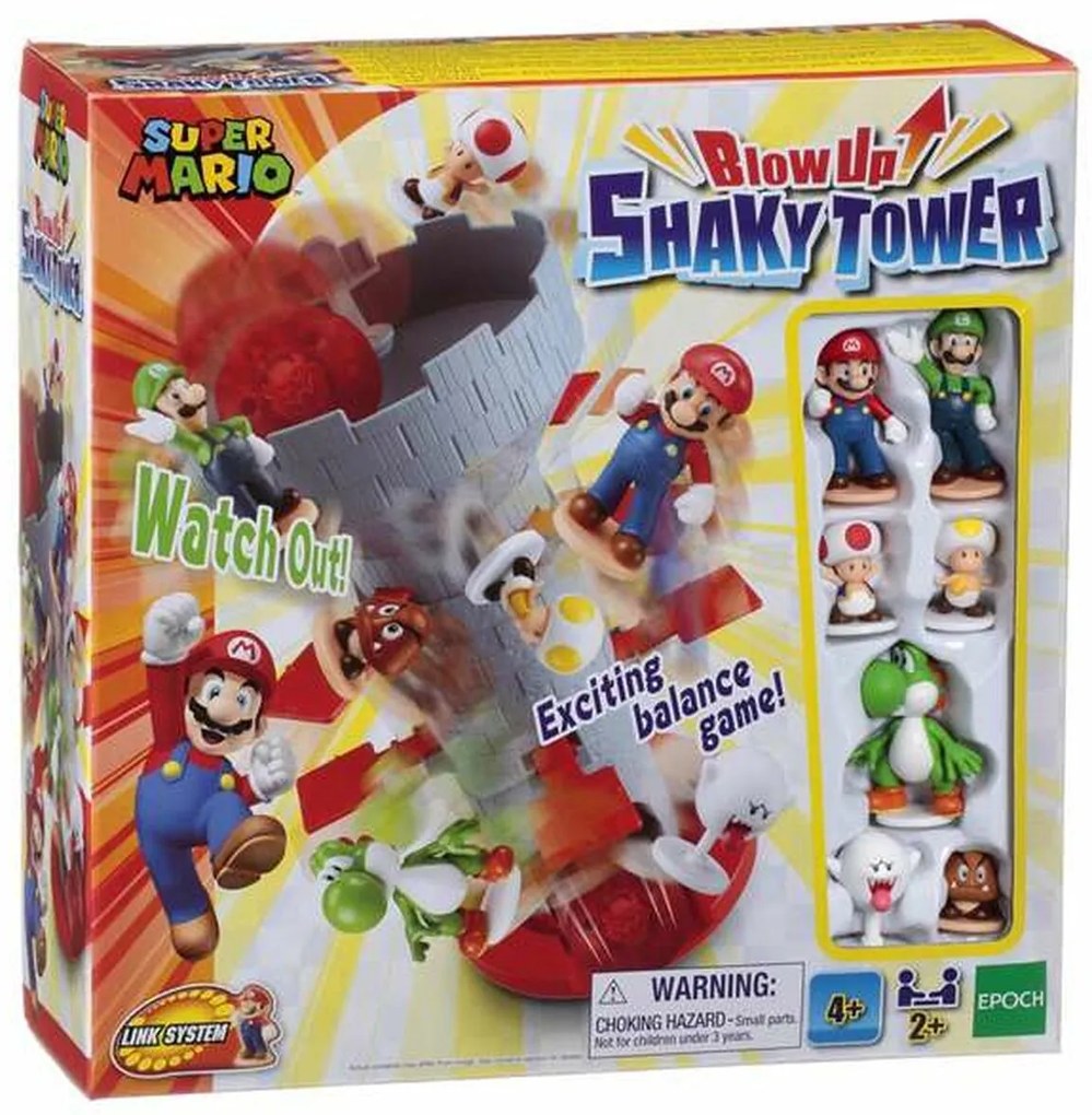 Настолна игра Super Mario BlowUp Shaky Tower