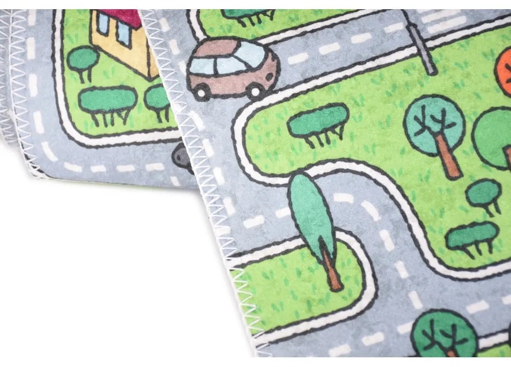 Зелен детски килим 120x180 cm Green Neighborhood – Vitaus