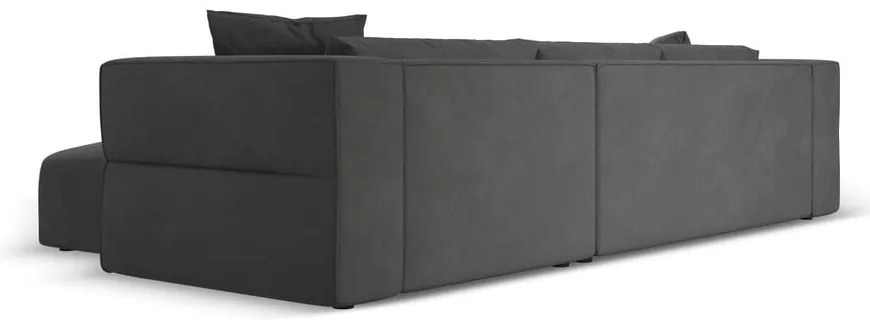 Тъмносив ъглов диван, десен ъгъл Esther – Milo Casa