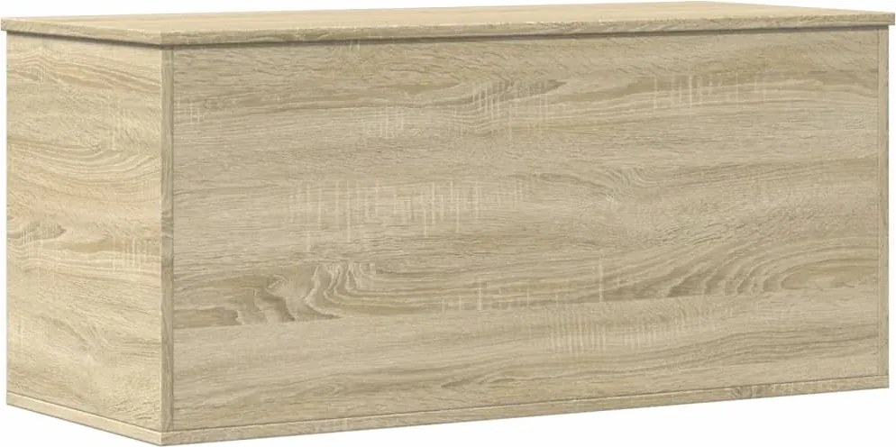 840662 vidaXL Кутия за съхранение, дъб сонома, 100x42x46 см, инженерно дърво