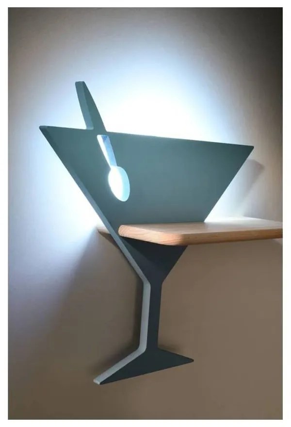 Черна LED стенна лампа Piccolo – Candellux Lighting