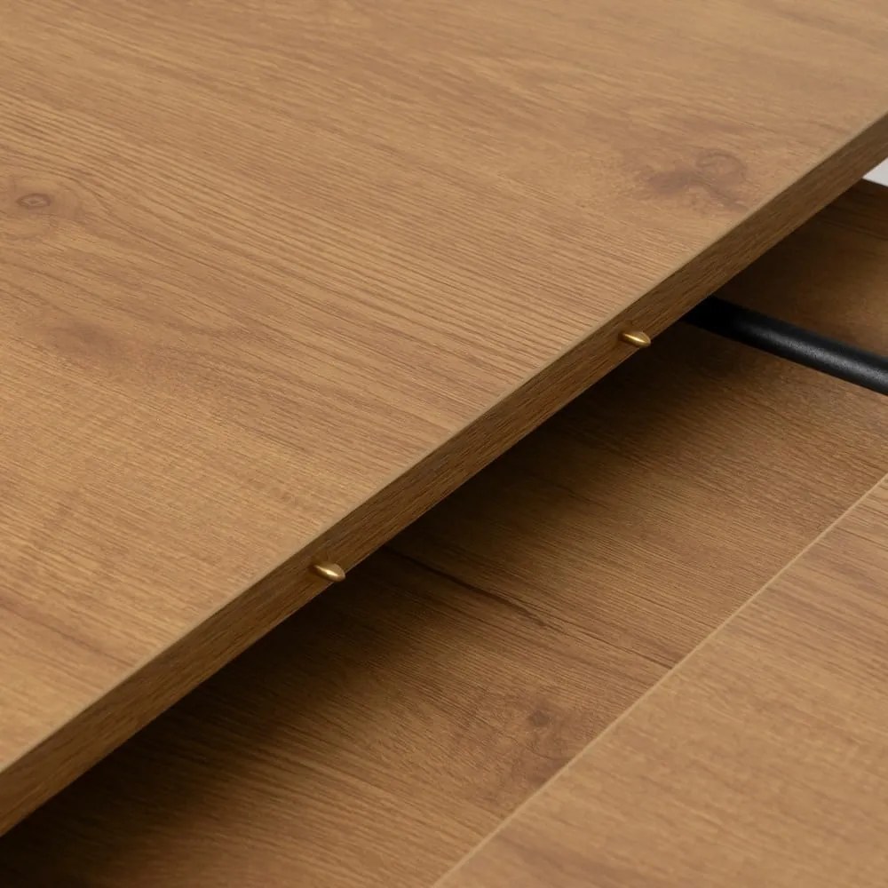 Кръгла сгъваема трапезна маса с допълнителна плоча ø 120 cm Rocía – Ixia