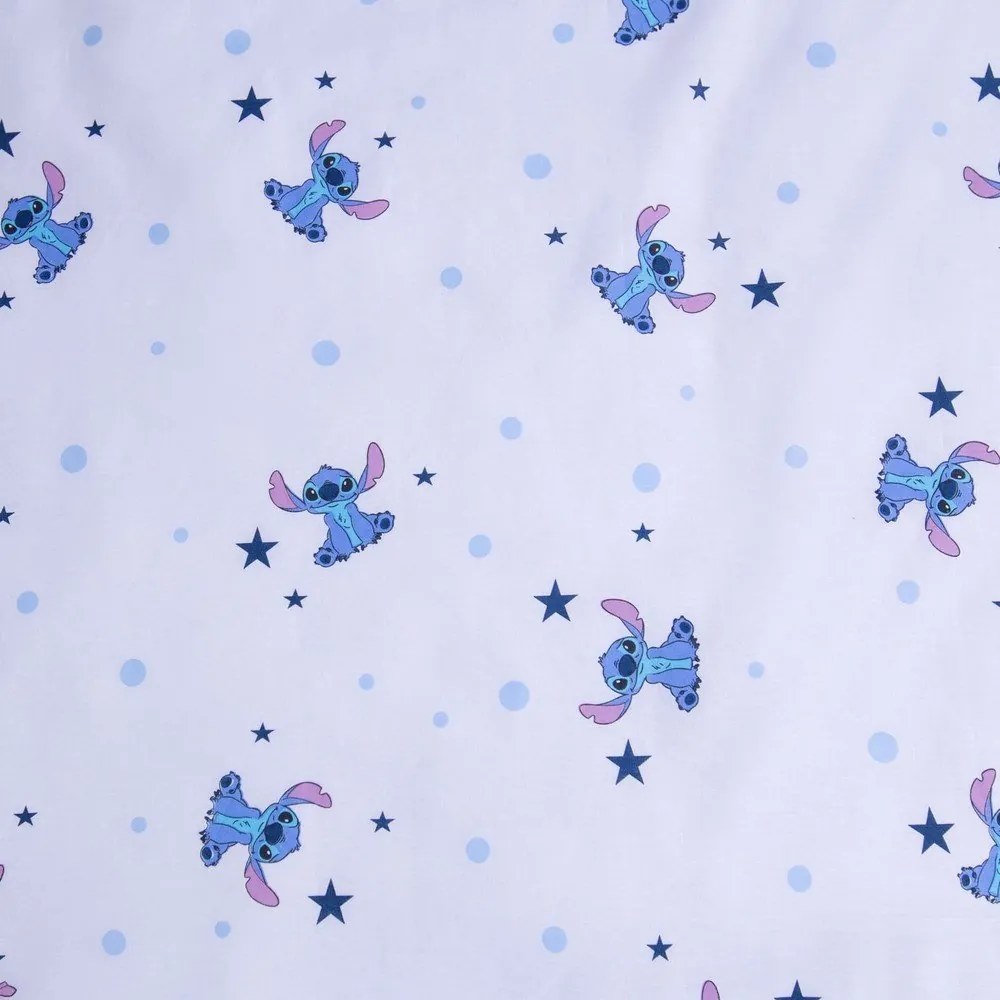 Синьо памучно детско спално бельо 100x135 cm Lilo &amp; Stitch "Clouds" – Jerry Fabrics