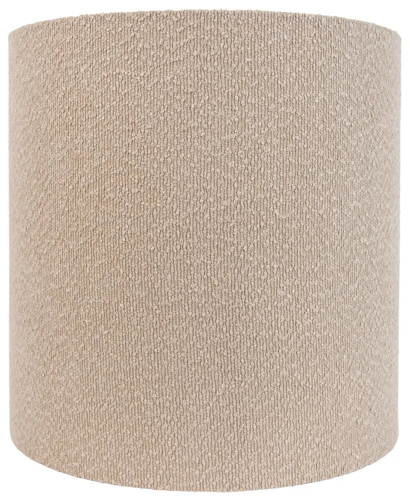 Текстилен абажур бежов с плюшен плат 40/40/40
