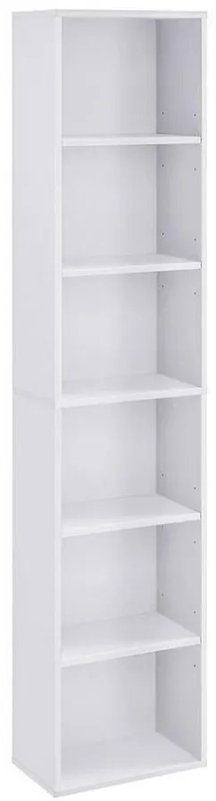 Книжна етажерка DOVARO бяла