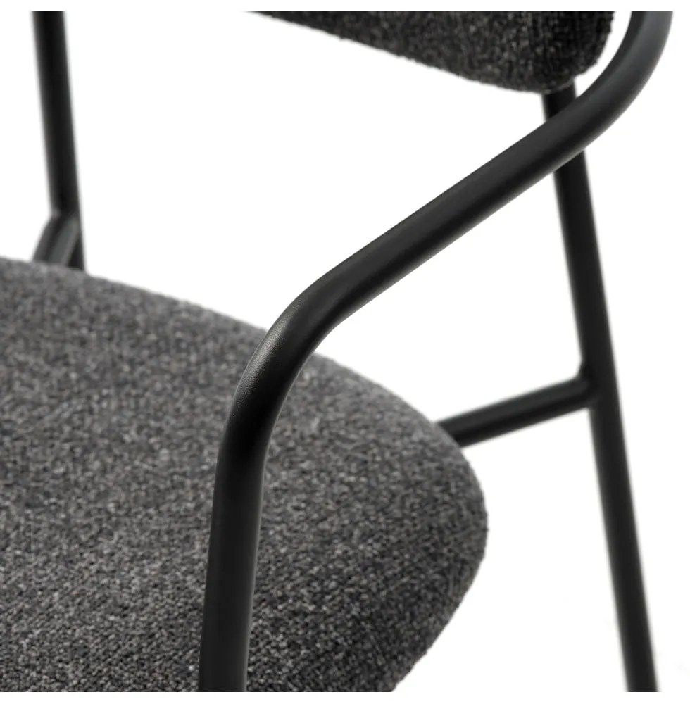 Тъмносив трапезен стол Zama – Unique Furniture