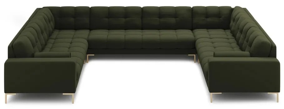 Зелен ъглов диван ("U" форма) Bali – Cosmopolitan Design