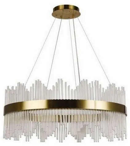 LED Димируем пендел LED/110W/230V 3000-6500K златист + дистанционно управление