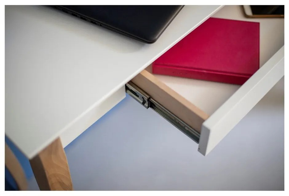 Бяло бюро , дължина 65 cm Lillo - Ragaba