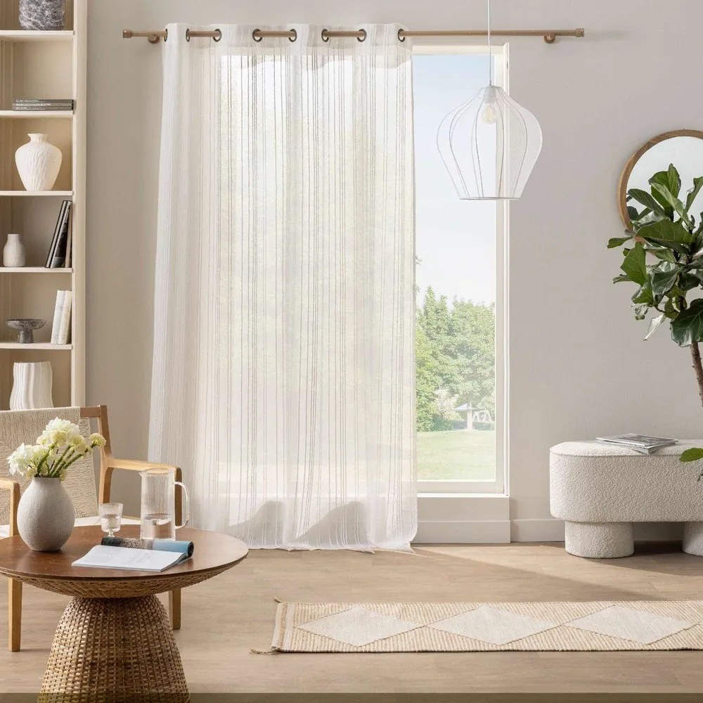 Бяло перде 140x260 cm Zaho – douceur d'intérieur