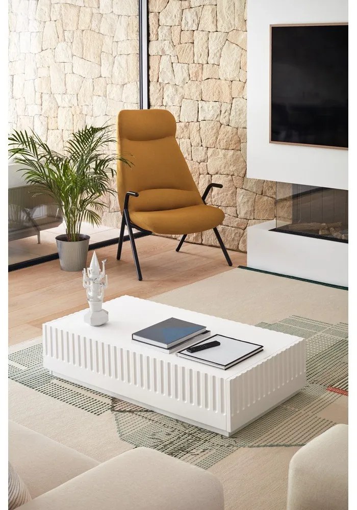 Жълт фотьойл , височина 114 cm Dins - Teulat