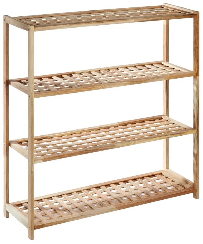 Стойка за обувки от масивен орех в естествен цвят – Premier Housewares