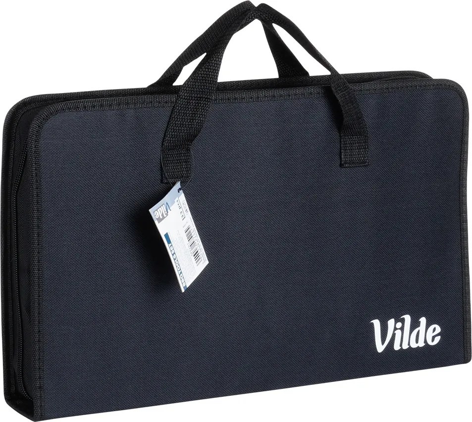 Комплект аксесоари за барбекю в калъф, 33 части, изработени от неръждаема стомана