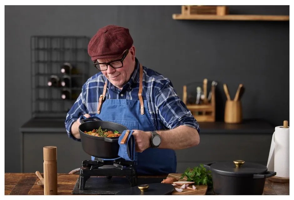 Гърне от излято желязо с капак подходящо за индукционен котлон 3,6 l – Holm