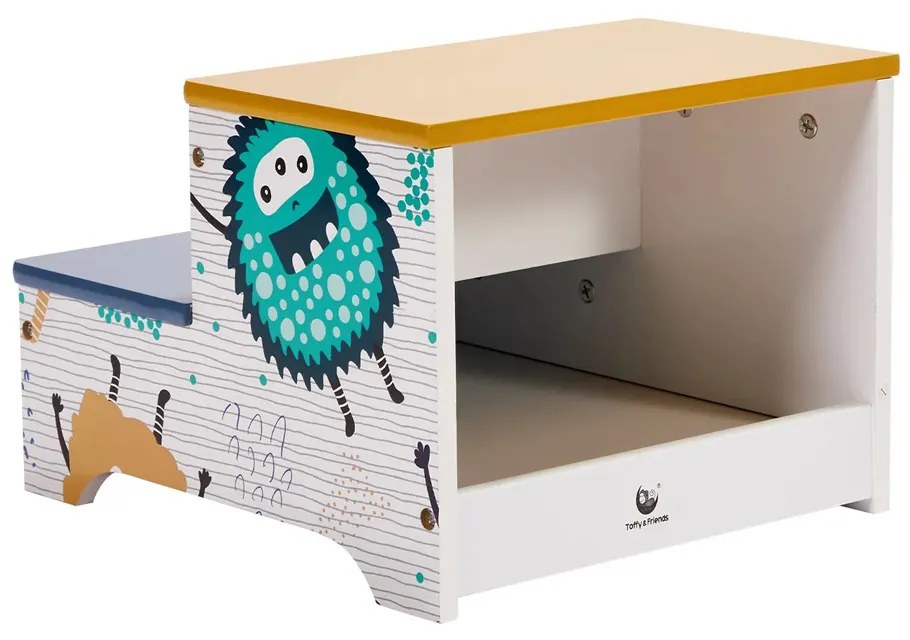GINGER HOME Дървено столче 2в1 MONSTER