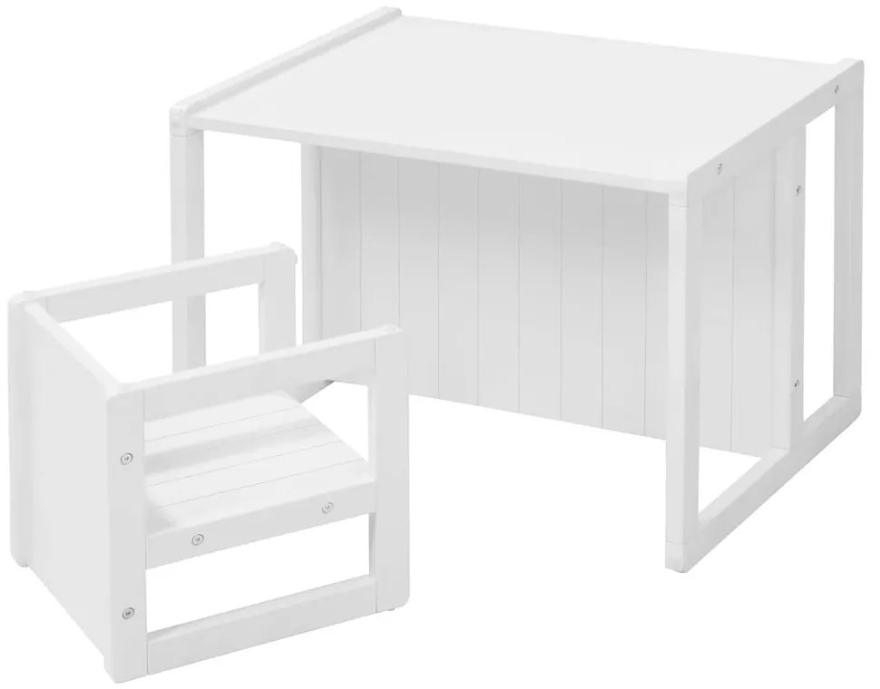 Бял детски стол – Roba