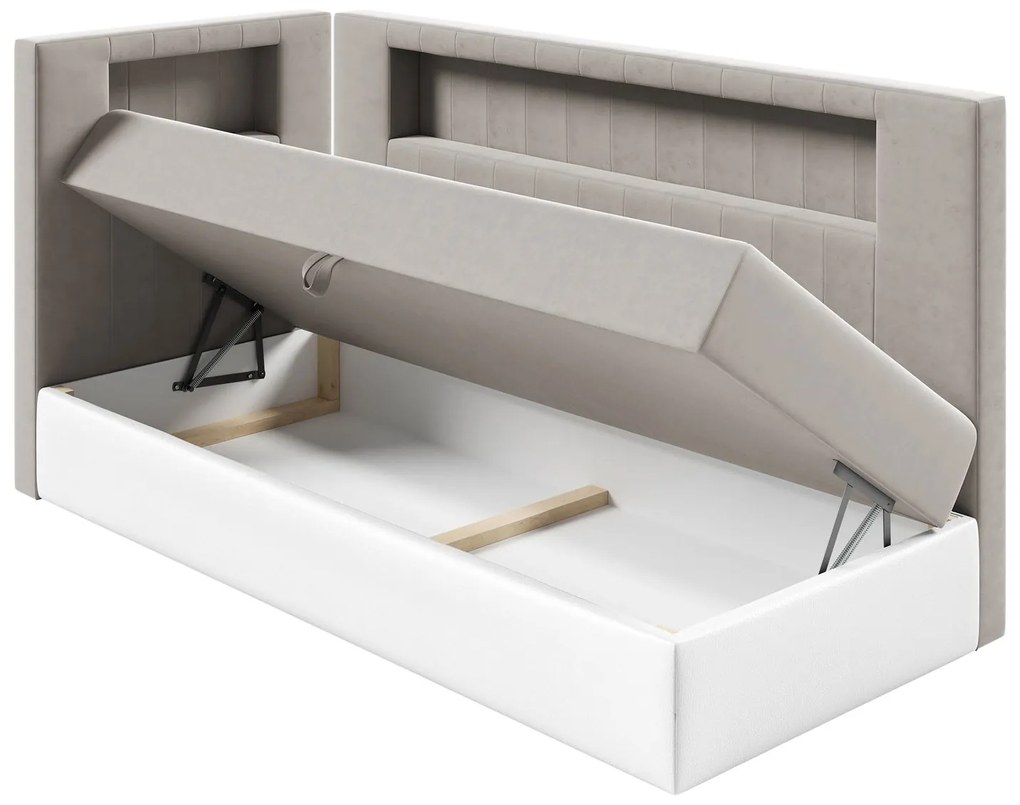 Диван - легло Junior Gold III-Petrol-90 x 200-Left