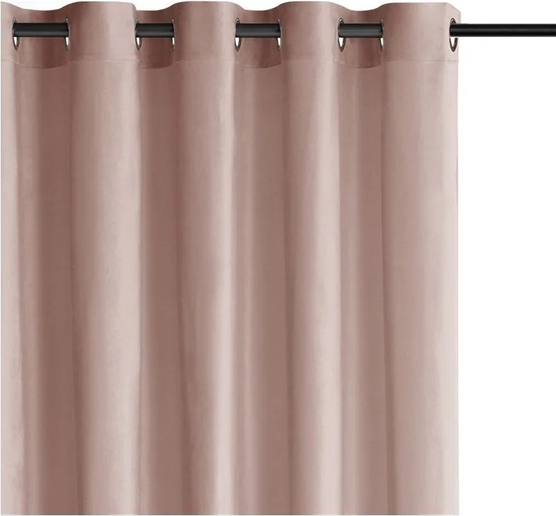 Светлорозова затъмняваща завеса 400x250 cm Velto – Filumi