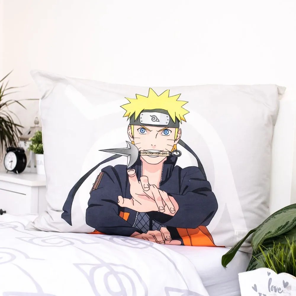 Единично памучно детско спално бельо 140x200 cm Naruto – Jerry Fabrics