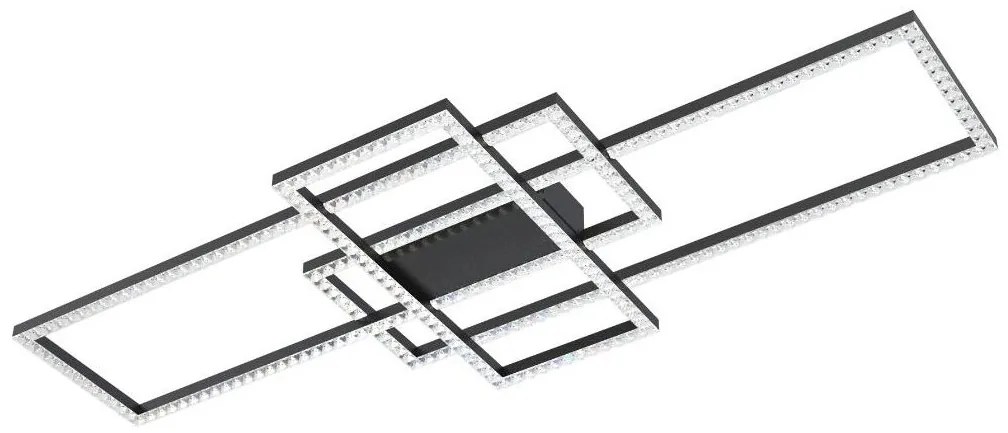 Zuma Line MX7907-3B-3BT LED таван ERVI LED/52W/230V 2700-6000K черен