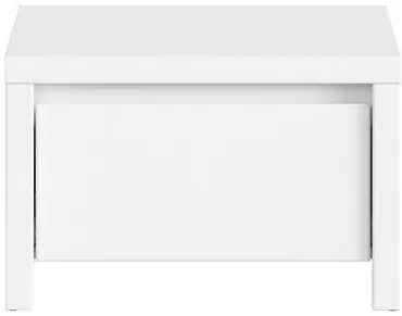 Нощно шкафче Kaspian KOM1S, бяло