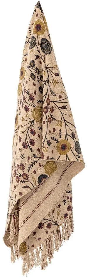 Кафяво одеяло от рециклиран памук 130x160 cm Eydis – Bloomingville