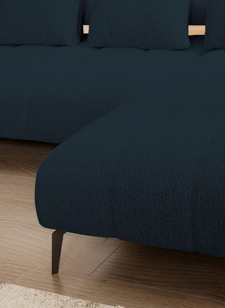 Ъглов диван Магнито Плюс-тъмен сив-десен