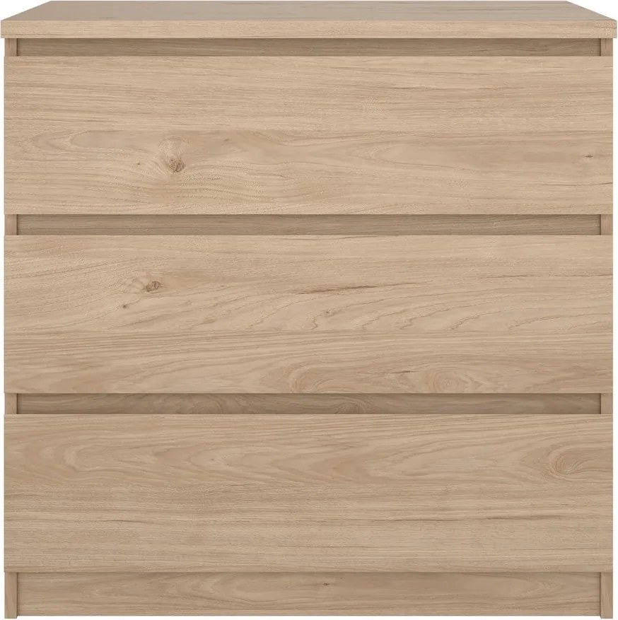 Скрин от декор от дъб в естествен цвят 77x76x50 cm Naia – Tvilum
