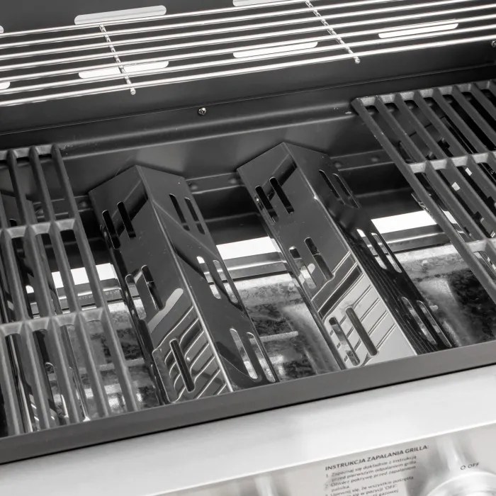 Газово барбекю Brenner K4PLUS, с вградена мивка и хладилна част