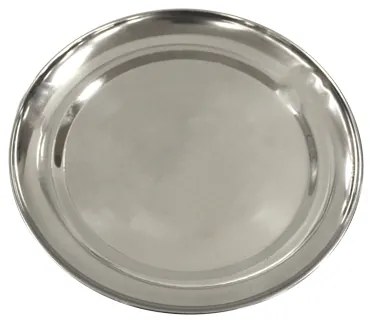 Иноксова чиния плитка 22см (205722)