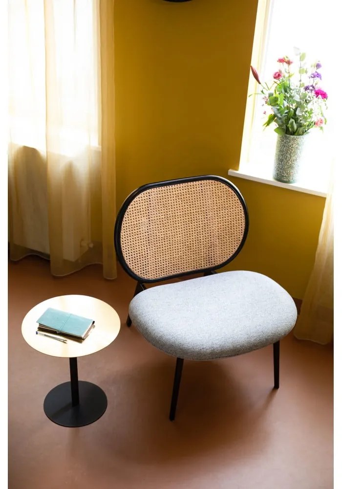 Сиво-кафяв фотьойл Spike - Zuiver