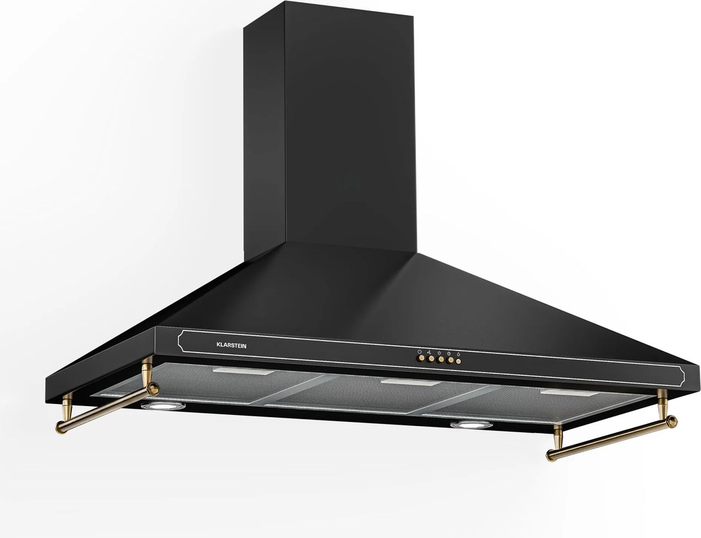 Klarstein Victoria 90, абсорбатор, 90 см., ретро дизайн, 644,5 m³/h, 2 LED осветителни тела
